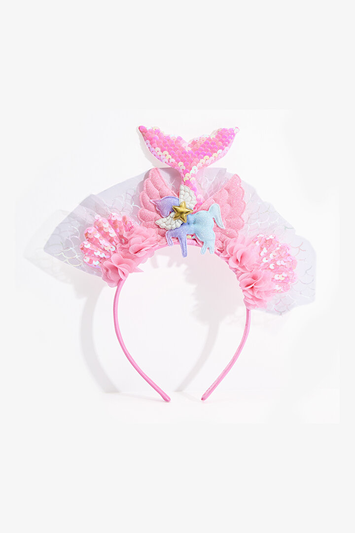 Light Blue Girls Mermaid Headband - 1