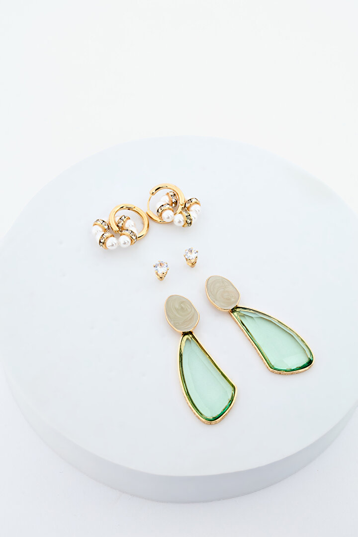 Longoria Gold Earing Set - 2