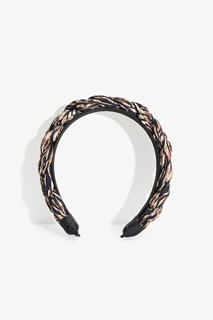 Kahverengi Ivana Kumaş Taç - 1