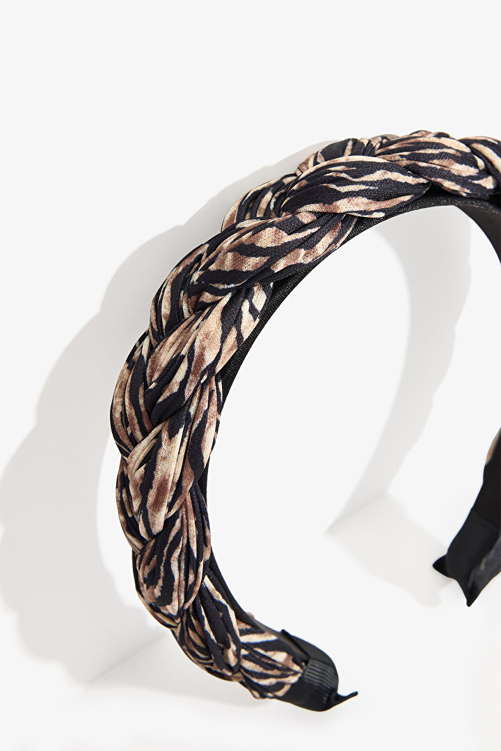 Kahverengi Ivana Kumaş Taç - 2