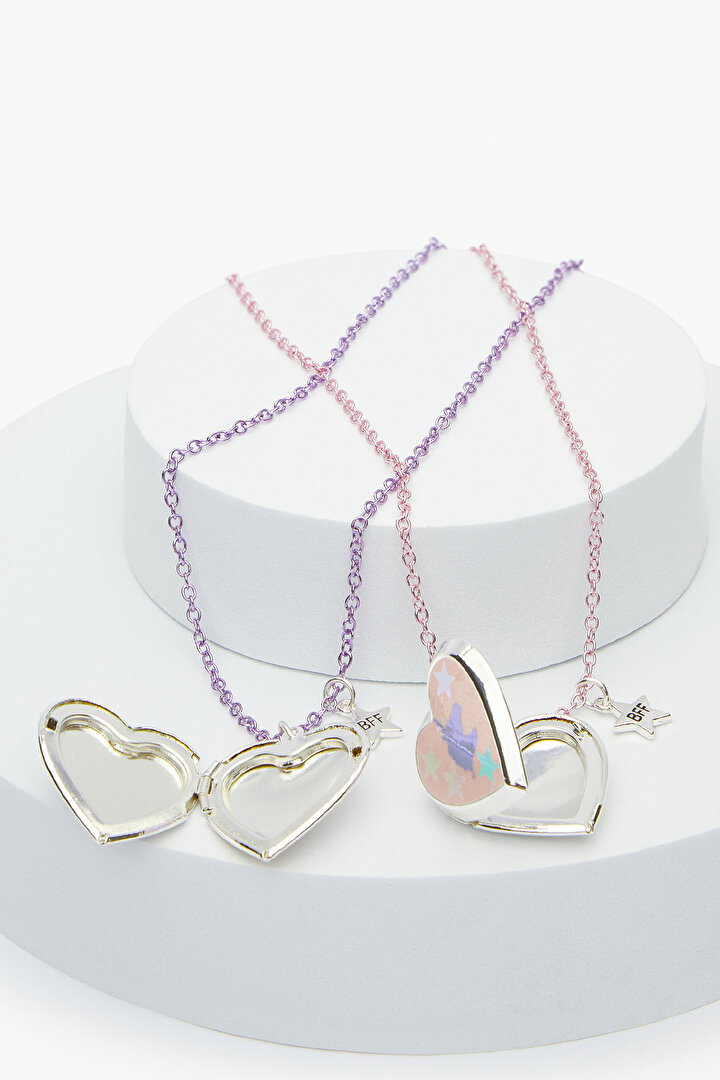 Girls Unicorn Colourful BFF Necklace - 3