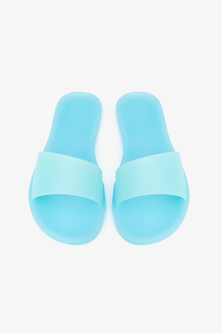 Matte Jelly Ice Mavi Terlik - 2