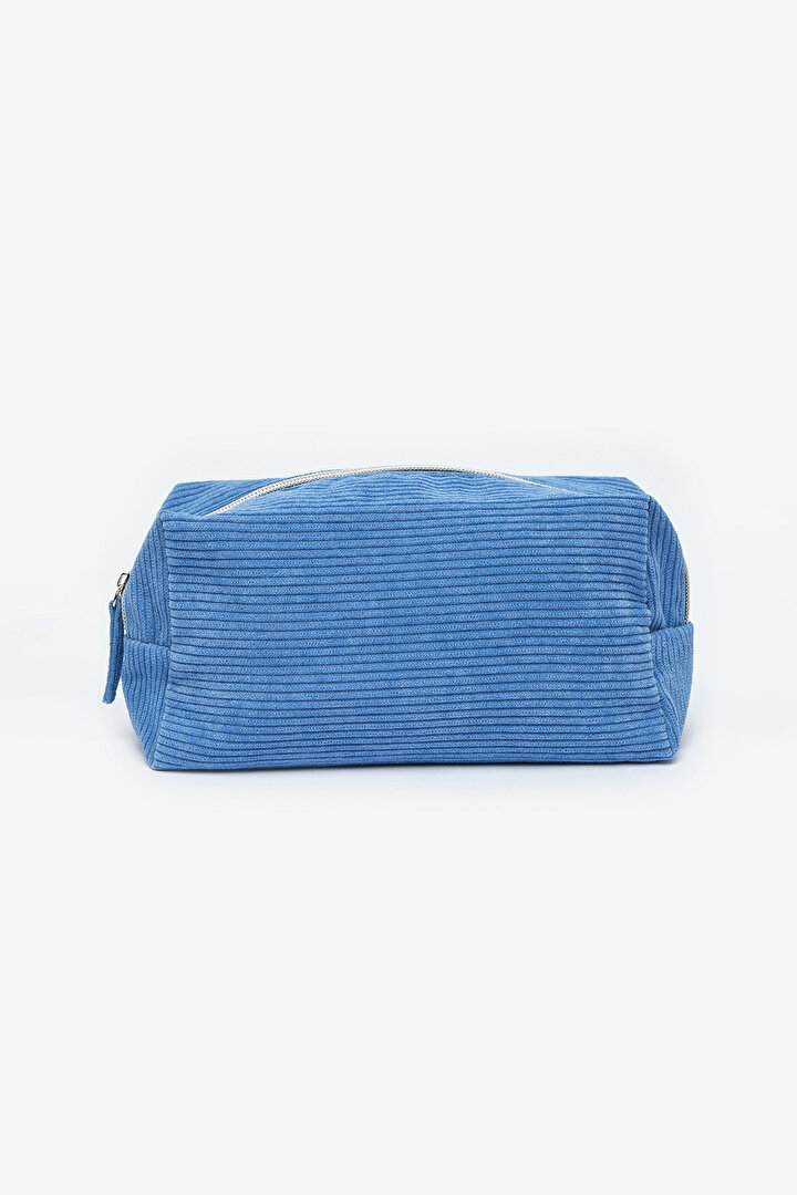 Clara Blue Makeup Bag - 1