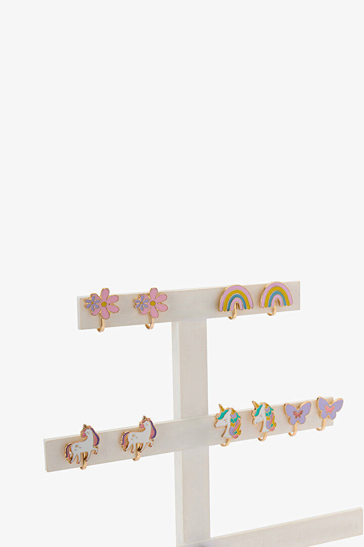 Girls' Unicorn 5 Pack Earring Set - 2