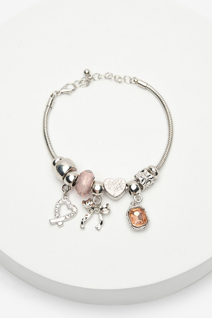 Pera Silver Colour Bracelet - 1