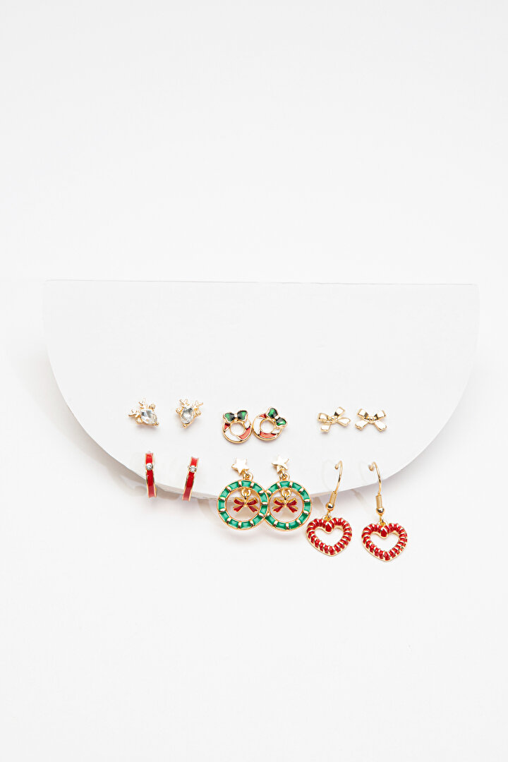 Çok Renkli Kelly Küpe Set - 2