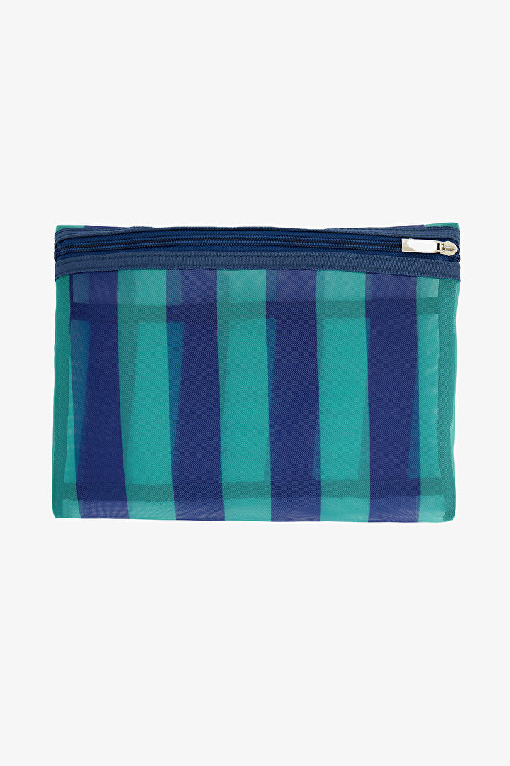 Emma Blue Make Up Bag - 2