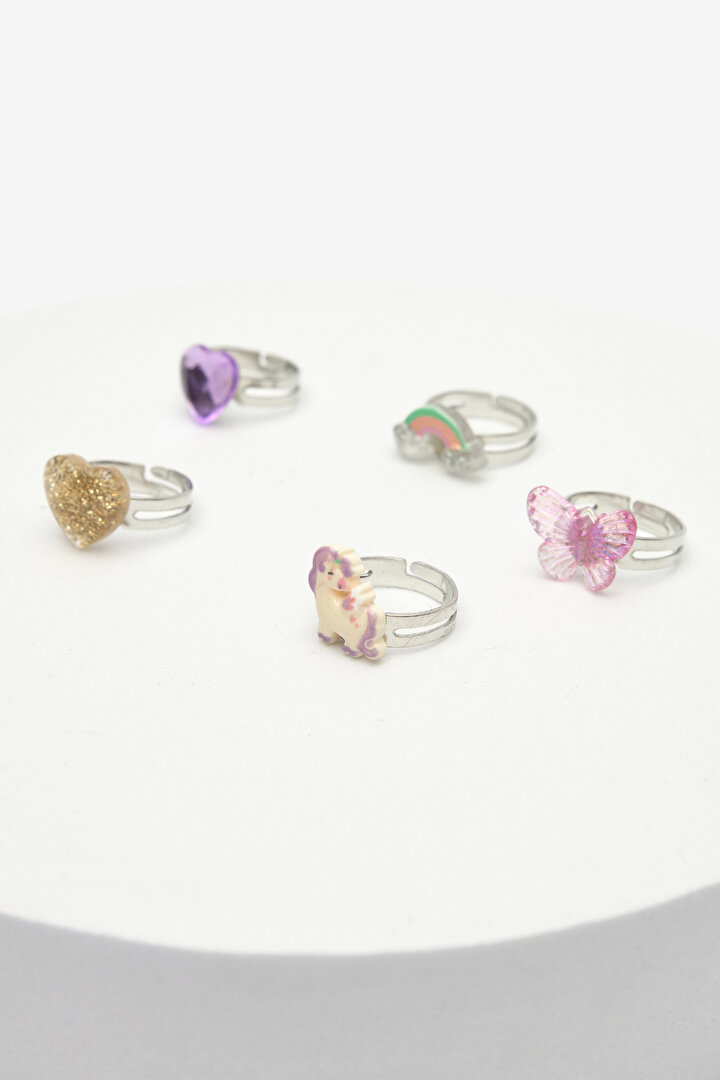 Girls Mix Colourful Ring - 2