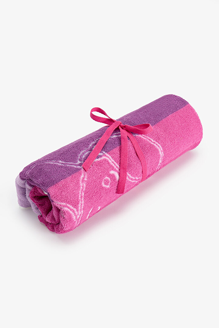 Renkli Kız Çocuk Mermaid Havlu - 1