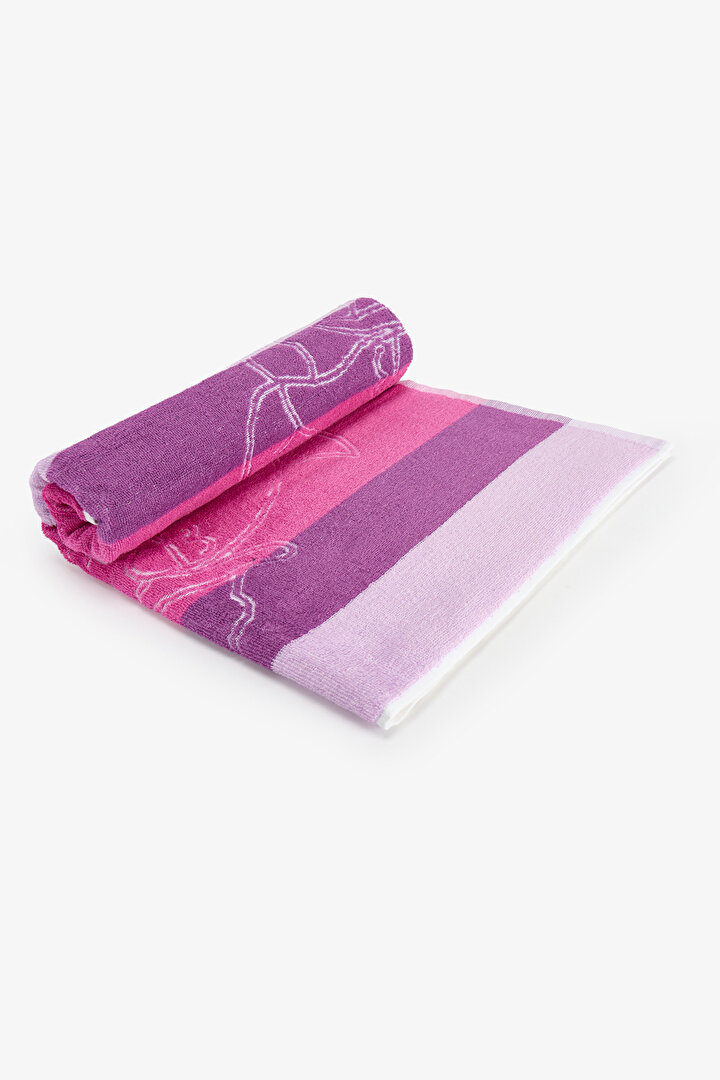 Renkli Kız Çocuk Mermaid Havlu - 2