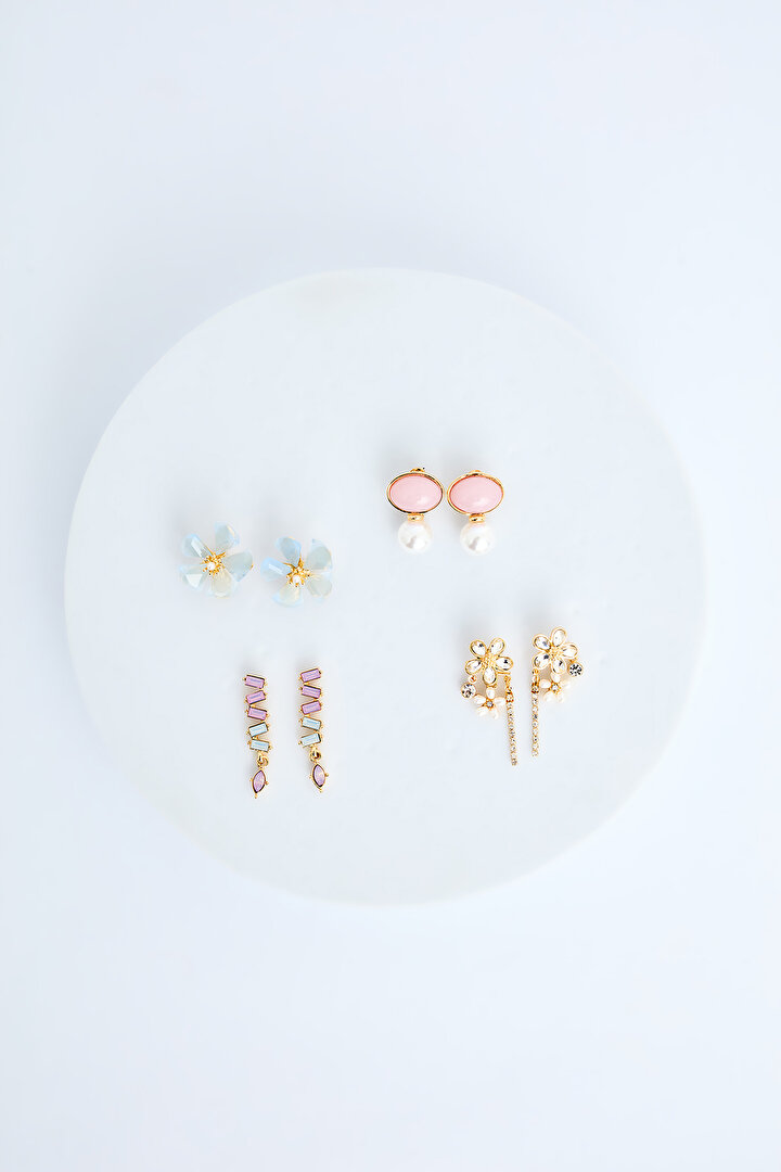 Ola Gold Earring Set - 1