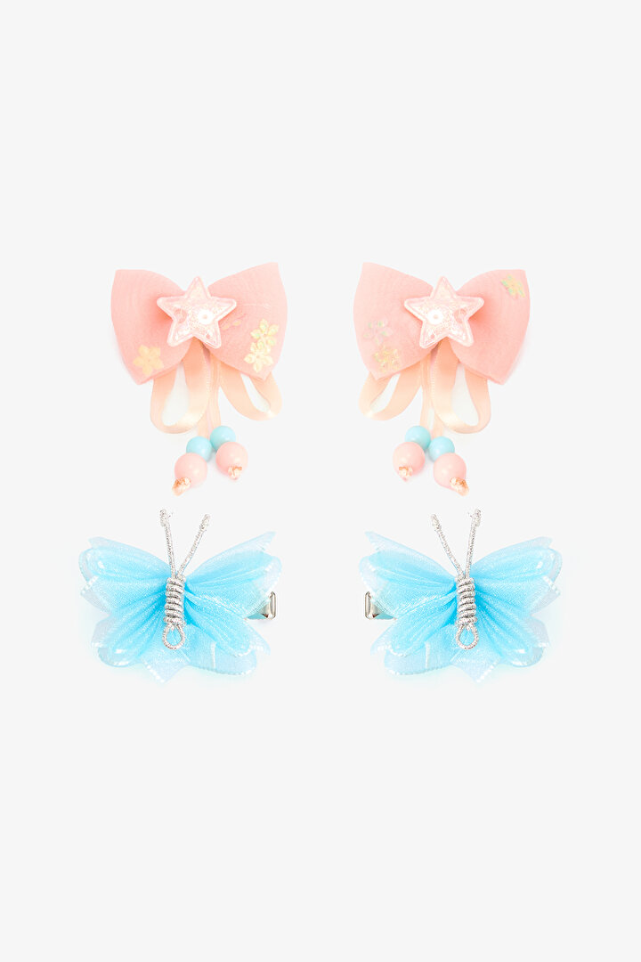 Colorful Girl Alice 4-Piece Hairclip Set - 1