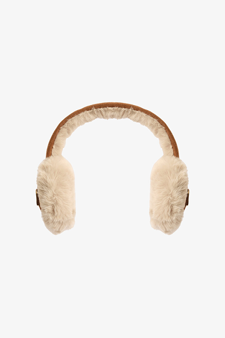 Açık Kahverengi Yumuşak Dokulu Kulaklık - 1