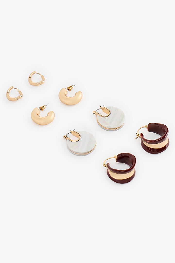 Gold Adele 4 Pack Earring Set - 2