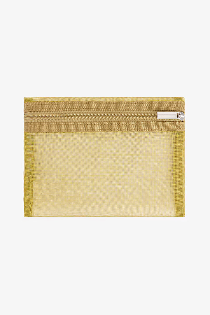 Altın Rengi Emma Makyaj Çantası - 2