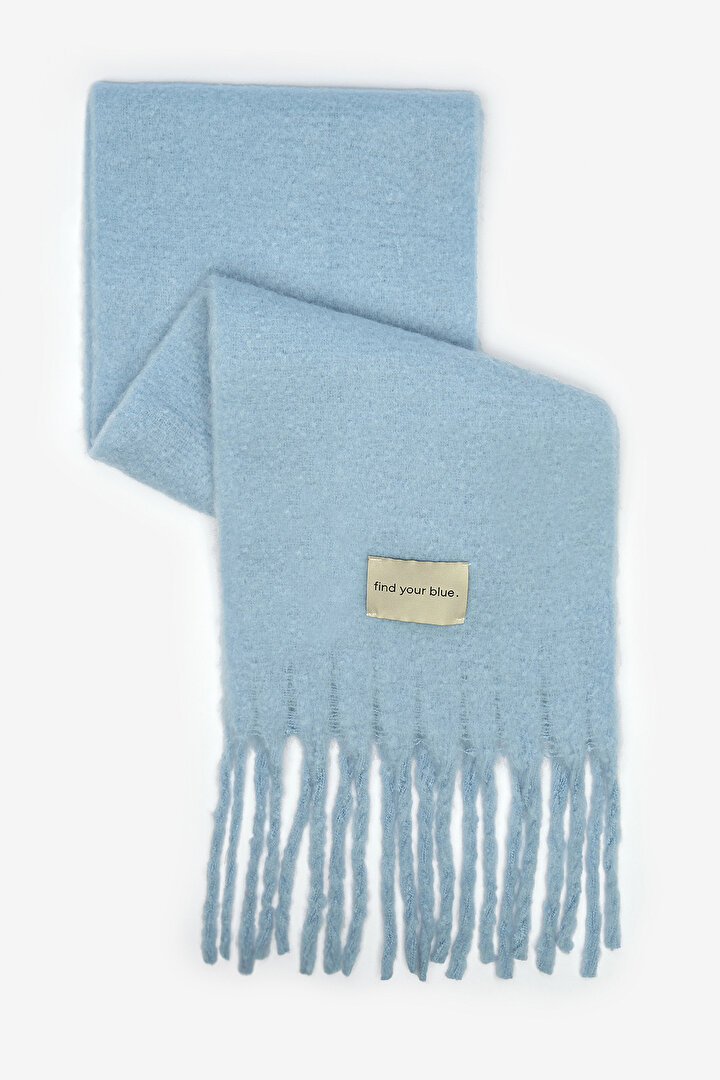 Pera Light Blue Scarf - 1