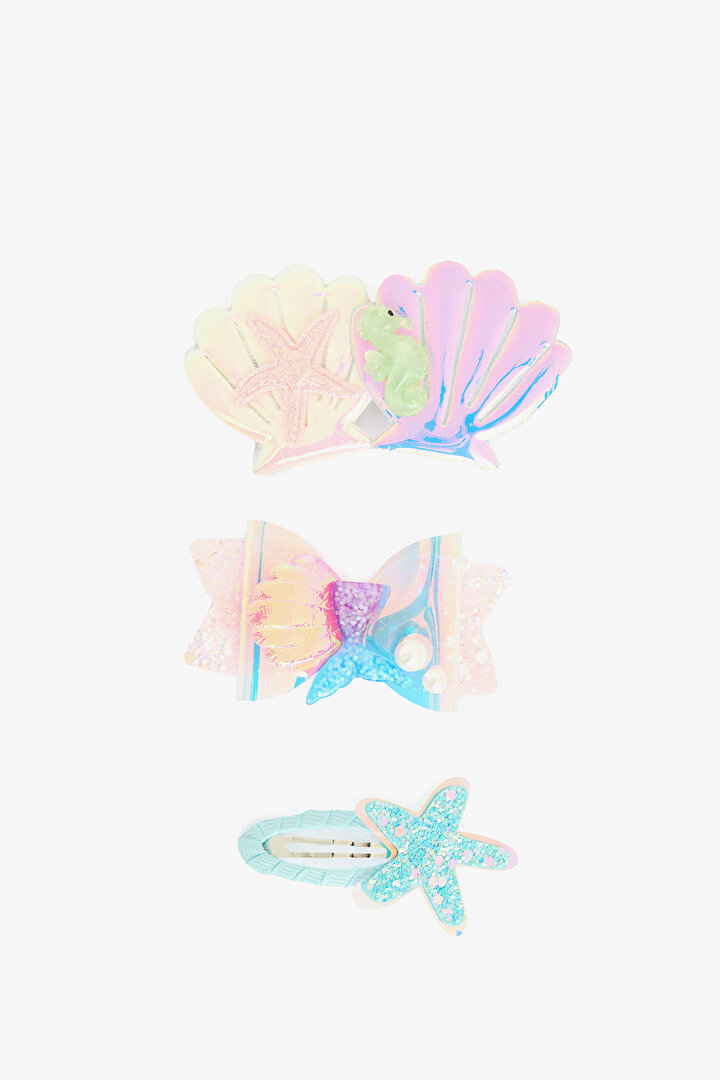 Girls Mermaid Colorful Hair Clip - 1