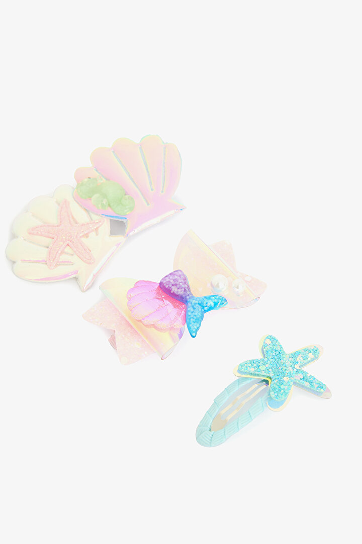 Girls Mermaid Colorful Hair Clip - 2