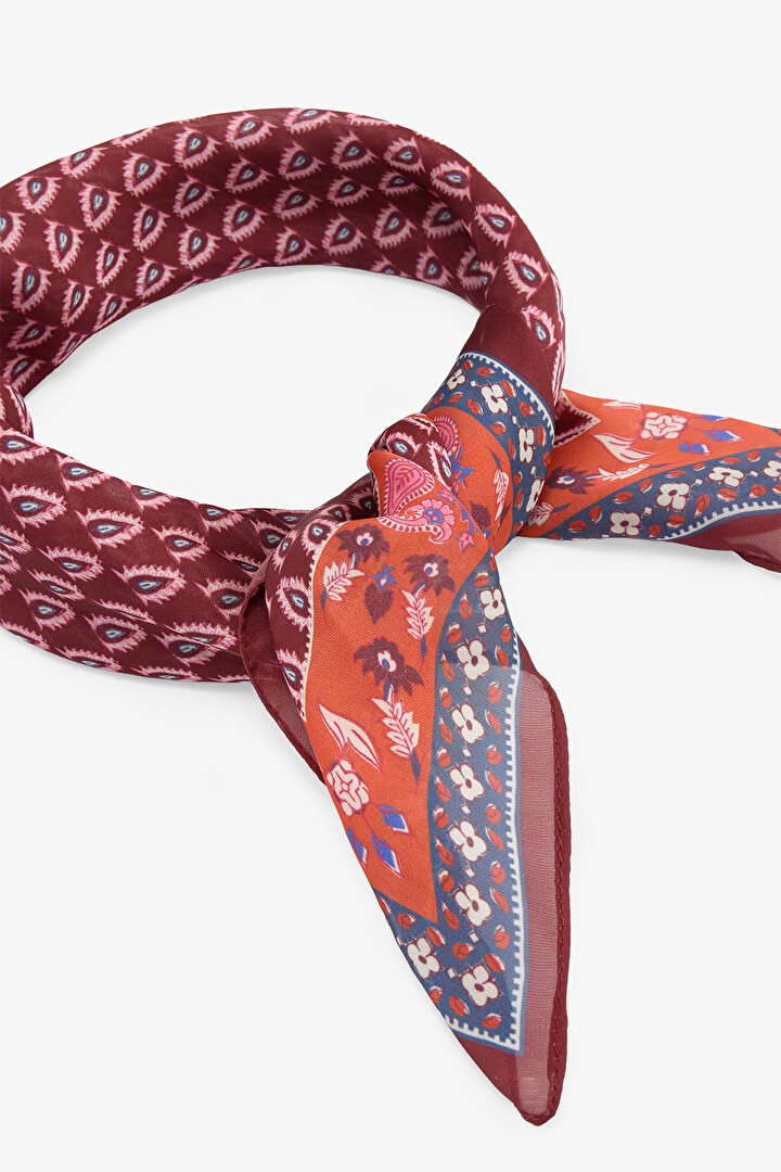 Laila Şal Desenli Bandana - 2