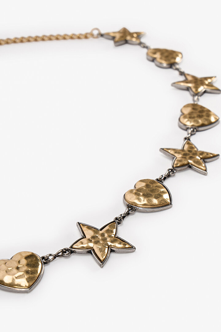 Gold Black Star Waist Necklace - 2