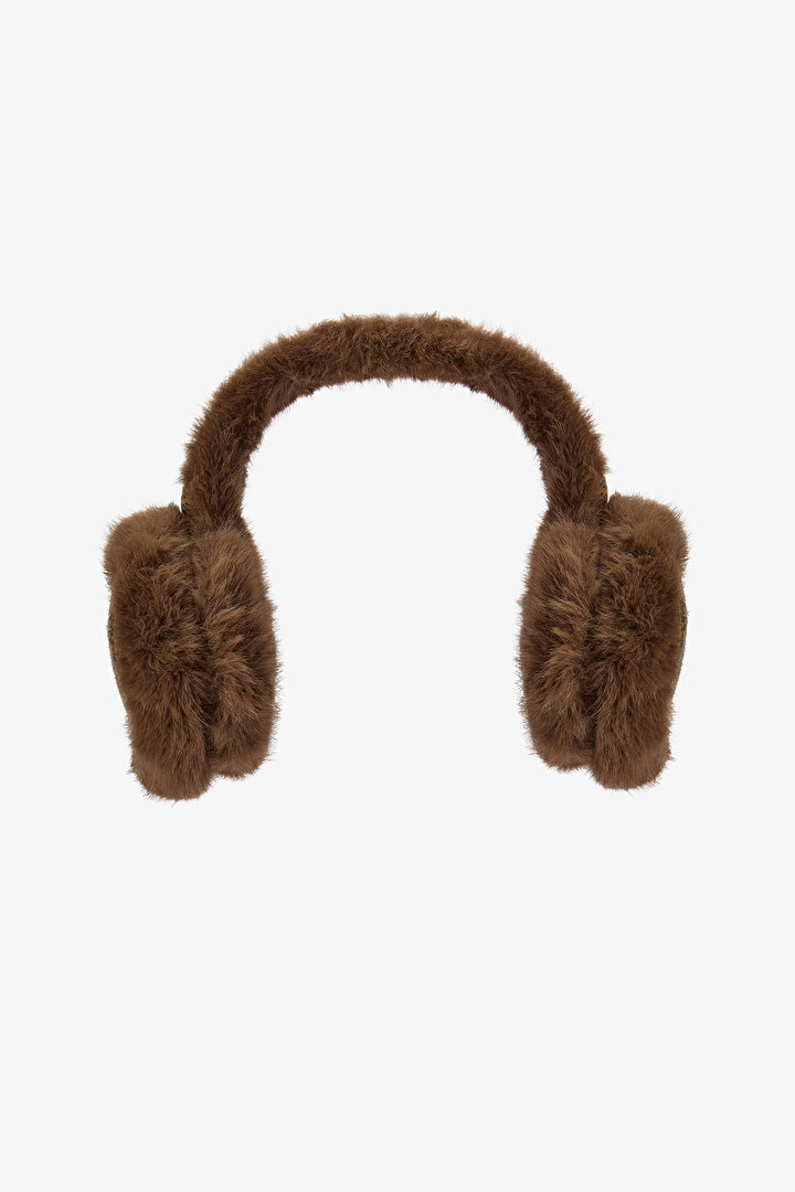 Brown Diego Striped Earmuffs - 1