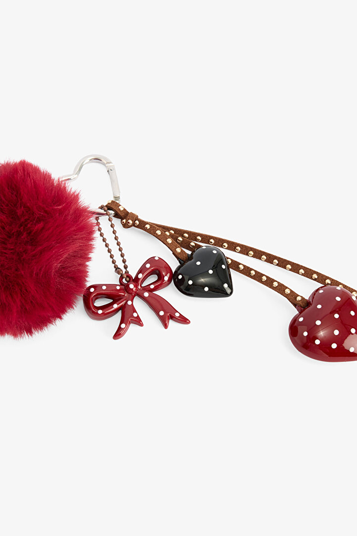 Bordo Bonnie Charm Anahtarlık - 2