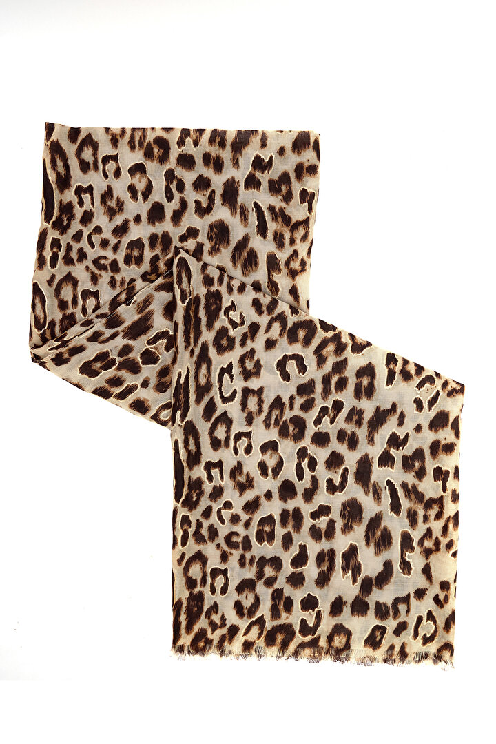 Leopar Çok Renkli Sal - 1