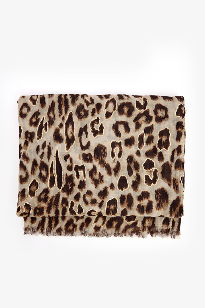 Leopar Çok Renkli Sal - 2