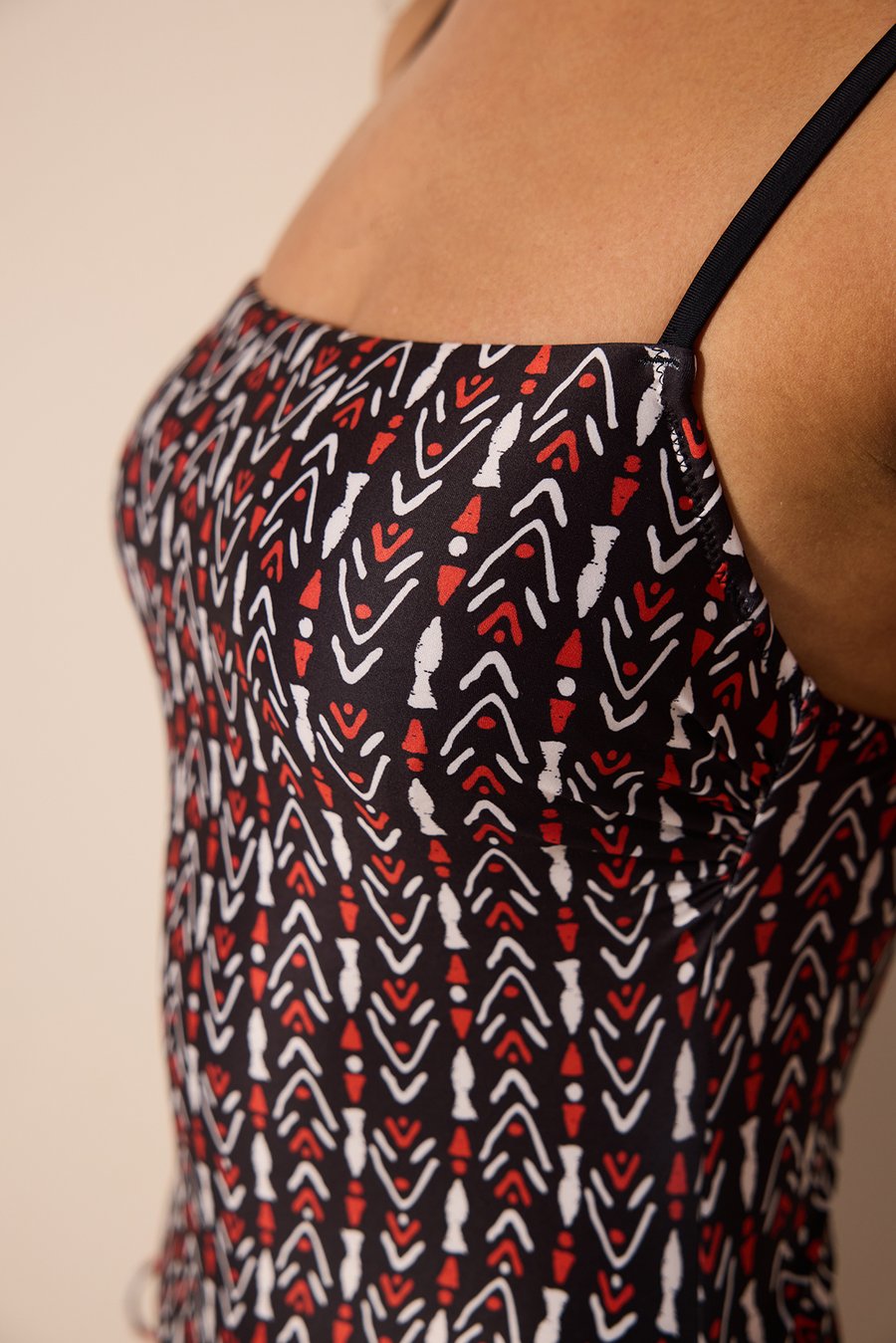 Corus Strapless Balen Multi Colour Suit