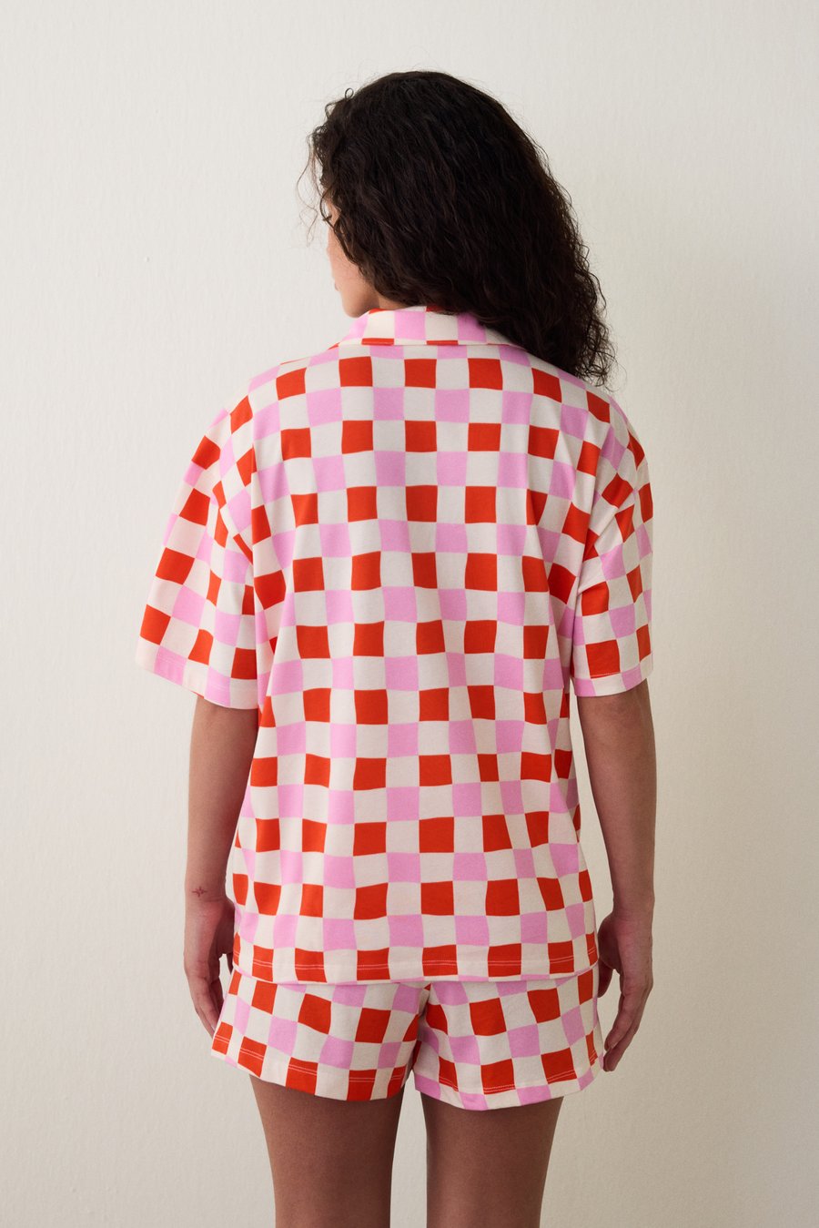 COLORED GINGHAM SS GÖMLEK SORT SET