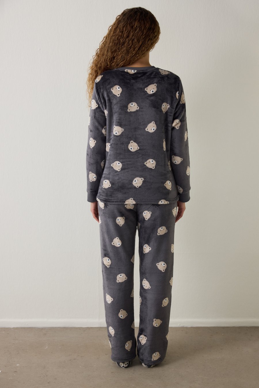 CUTE BEAR LS PANTOLON SET