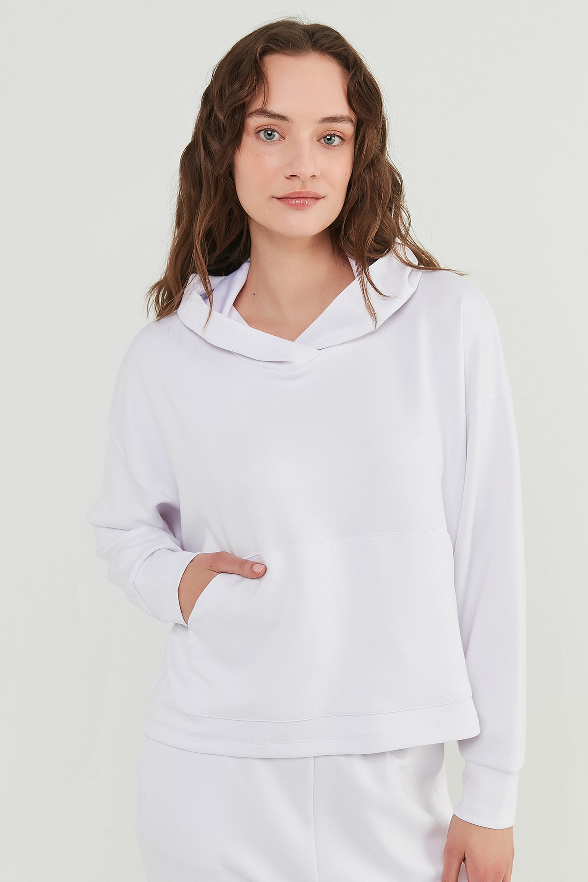 Penti Beyaz Pft Cupro Sweatshirt. 1