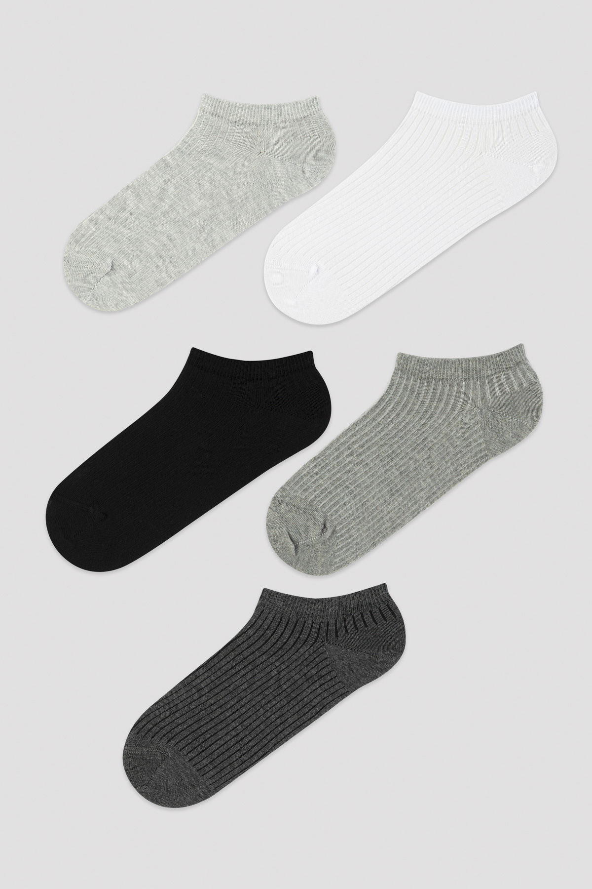 Penti Çok Renkli 5'li Patik Çorap. 1