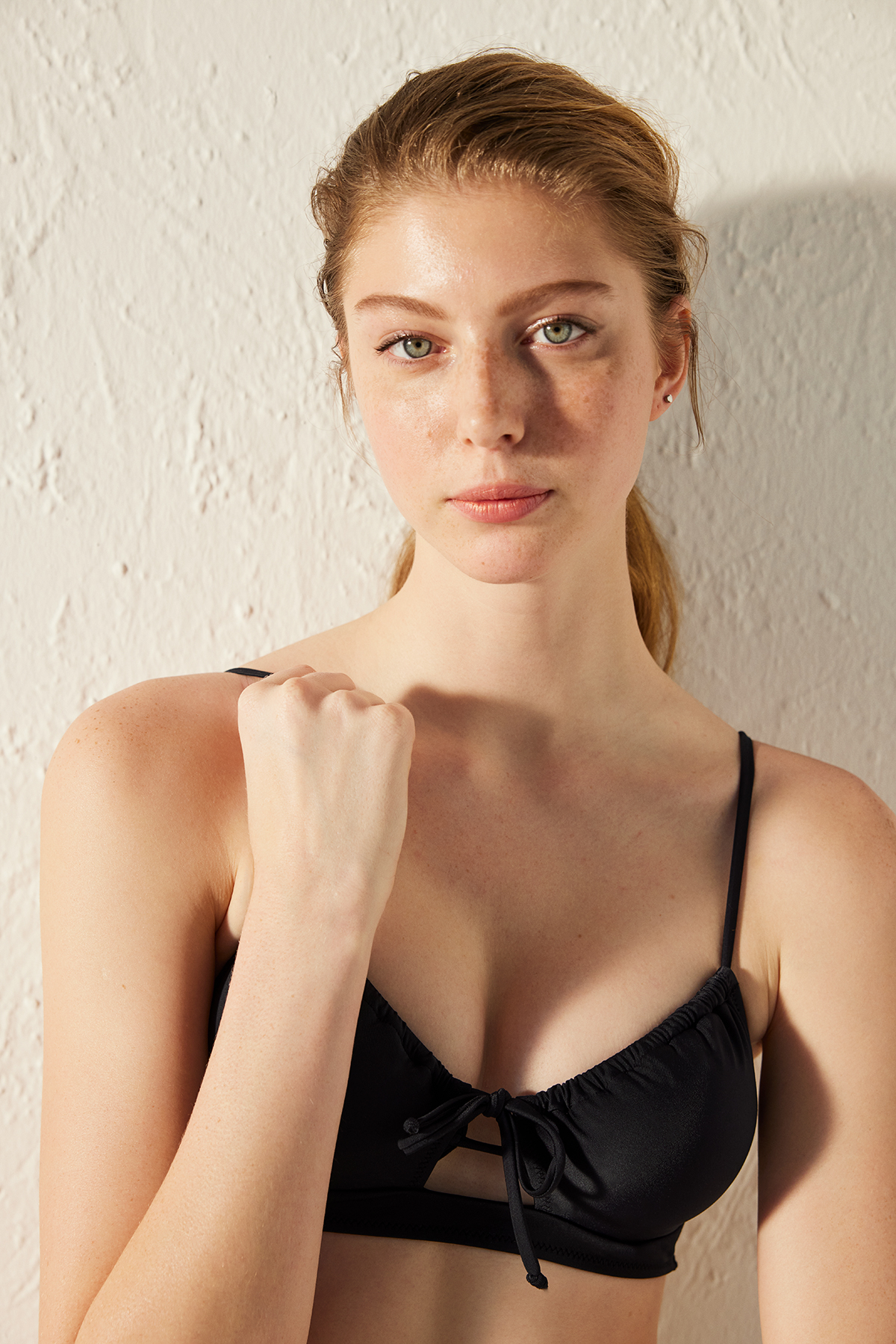 Penti Basic Front Opening Bikini Üstü Siyah