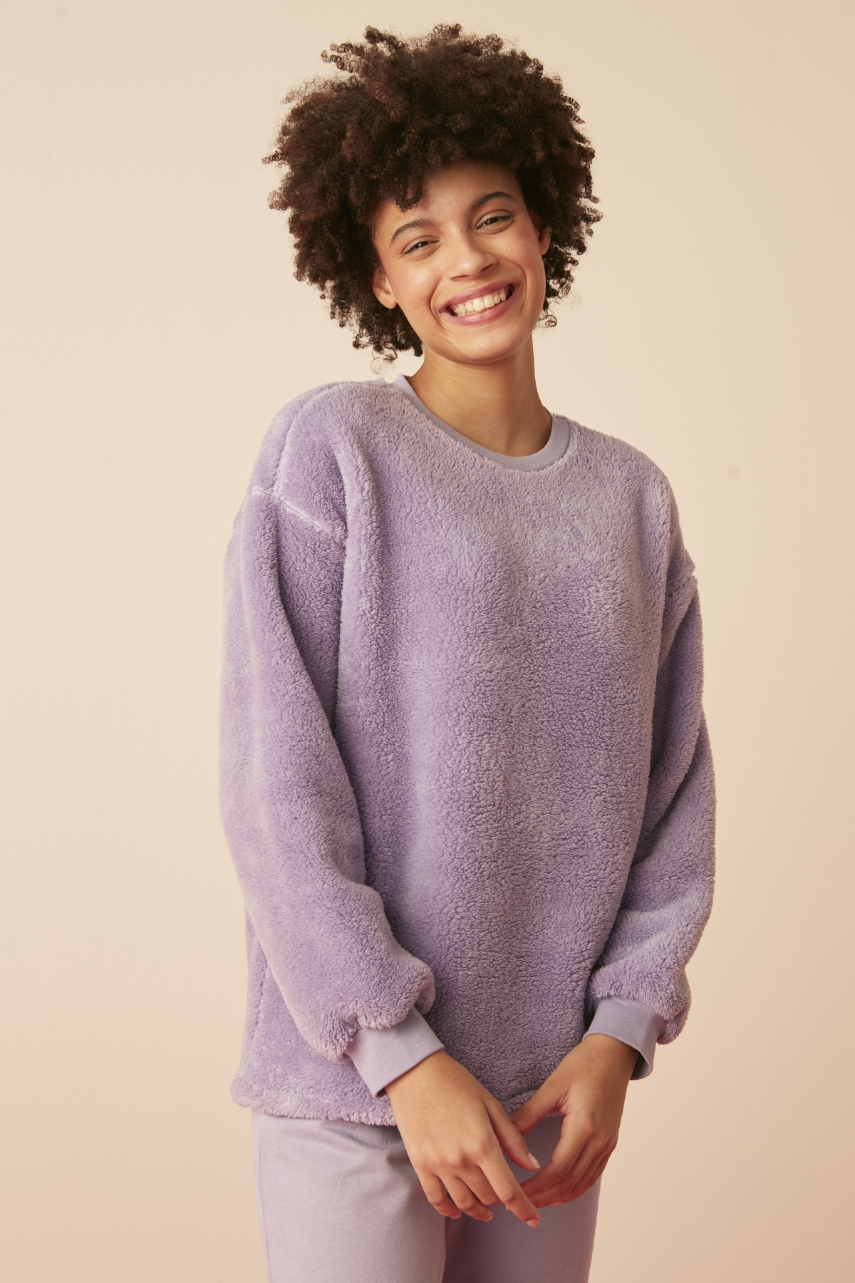 Penti Lilac Softy Sweatshirt. 1