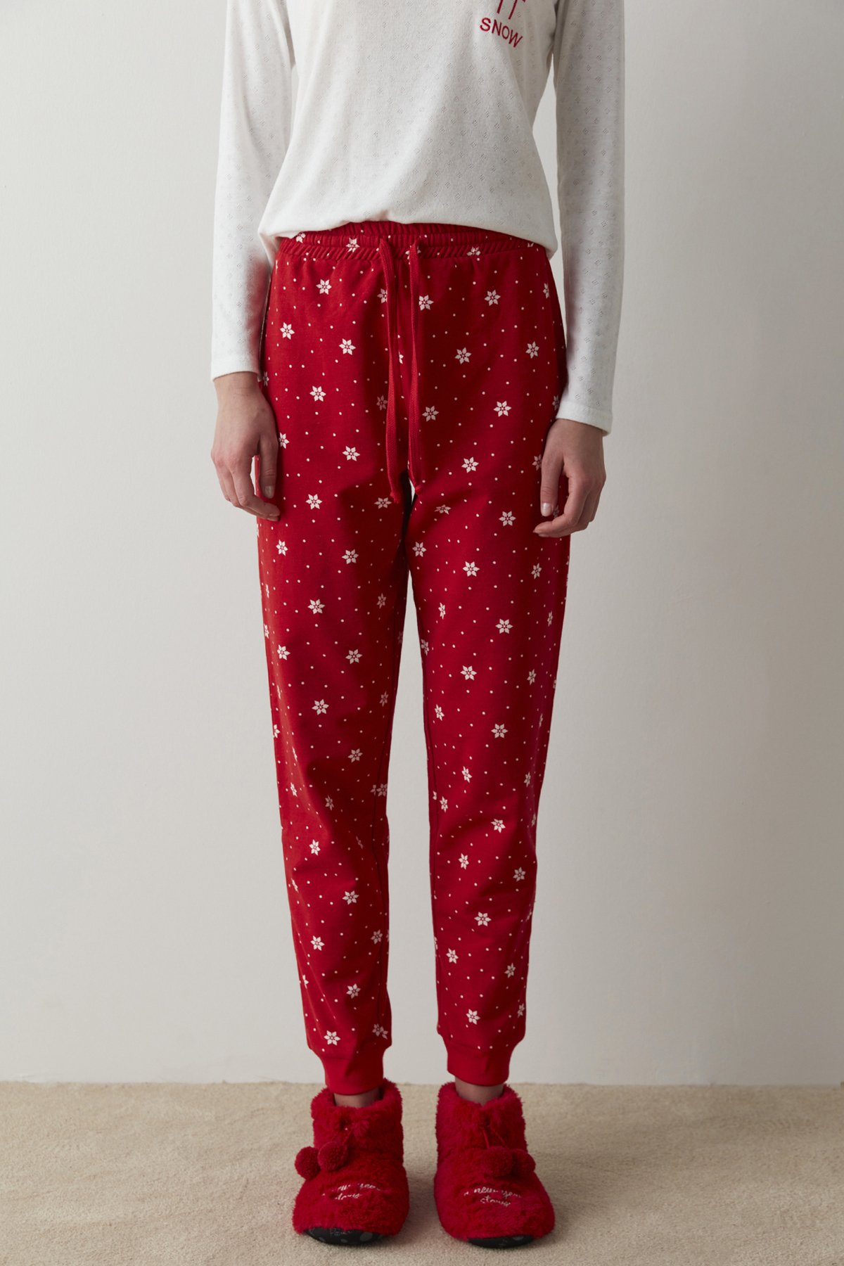 Penti Snow Flakes Pantolon Pijama Altı. 1